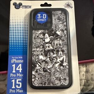 Brand new Disney phone case Mickey black and white